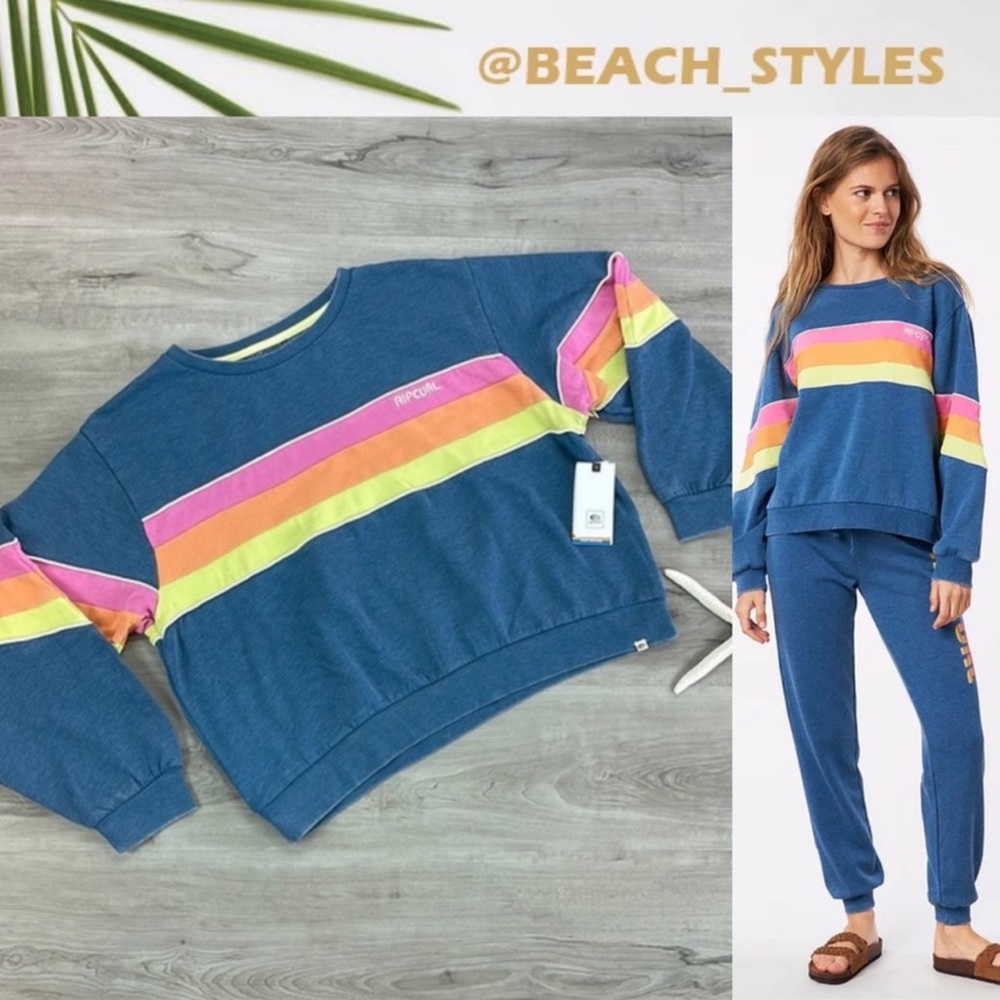 🔆RIP CURL🔆 GOLDEN STATE CREW SWEATSHIRT - Picture 1 of 13